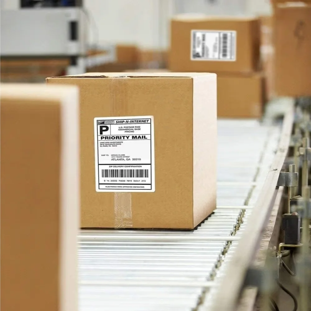 1,000 - 4x6 Direct Thermal Shipping Labels, 4 Rolls Of 250 LAST SET
